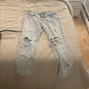 Zara Light Blue Denim Jeans